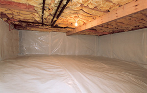 CleanSpace® vapor barrier after in Newark