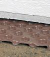 crawl space insulation installed in Chester over our extra large drainage matting