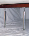 a crawl space repaired with crawl space jack posts and a crawl space liner for a home in Doylestown