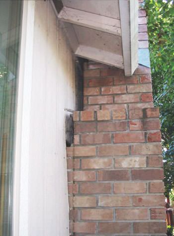 sinking, leaning chimneys that are in danger of collapse in Trenton