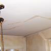 Drywall cracks in Trenton that were poorly patched and repaired.