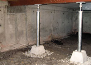Crawl space jack post installation Norristown
