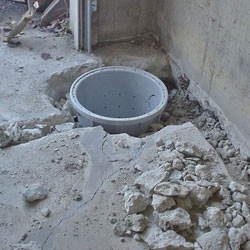 Placing a sump pit in a Merion Station home