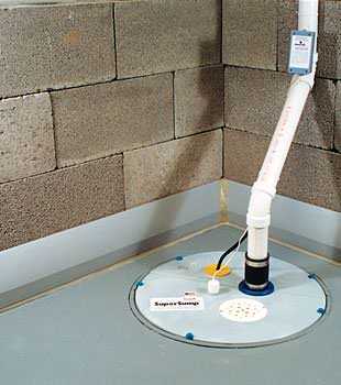 A baseboard basement drain pipe system installed in Norristown