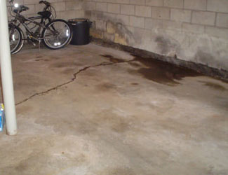 basement floor crack repair system in Pennsylvania, New Jersey, and Delaware
