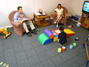 Waterproof basement flooring installed in a family room in Bensalem, Pennsylvania, New Jersey, and Delaware