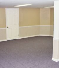 Plastic 20-mil vapor barrier for dirt basements, Chester, Pennsylvania, New Jersey, and Delaware installation