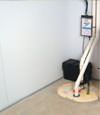 basement wall product and vapor barrier for Reading wet basements