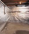ThermalDry® vapor barrier and radiant heat barrier for finished basement walls