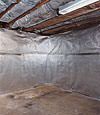 An energy efficient radiant heat and vapor barrier for a Bensalem basement finishing project