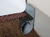French Drain or Drain Tile system installed in a Pennsylvania, New Jersey, and Delaware crawl space