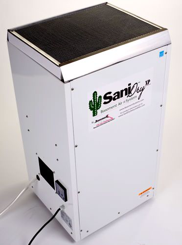 Energy Efficient Dehumidifiers Installed In Philadelphia Newark An Installed Crawl E Dehumidifier With A Self Draining Design